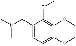 Benzenemethanamine, 2,3,4-trimethoxy-N,N-dimethyl- Struktur