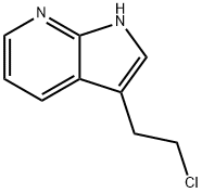 3-(2-氯乙基)-1H-吡咯并[2,3-B]吡啶,90929-74-1,结构式