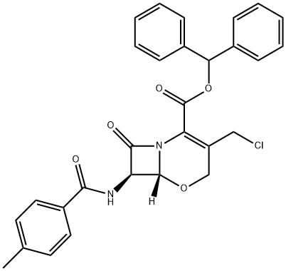5-Oxa-1-azabicyclo 4.2.0 oct-2-ene-2-carboxylic acid, 3-(chloroMethyl)-7- (4-Met Structure