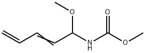 Carbamic acid, N-?(1-?methoxy-?2,?4-?pentadien-?1-?yl)?-?, methyl ester Struktur