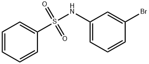 N-(3-溴苯基)苯磺酰胺,91394-73-9,结构式