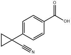 4-(1-氰基环丙基)苯甲酸,915020-91-6,结构式