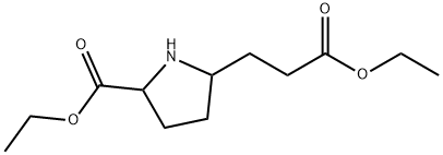 2-Pyrrolidinepropanoic acid, 5-(ethoxycarbonyl)-, ethyl ester,91691-27-9,结构式