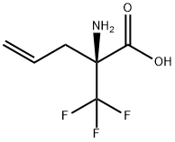 4-Pentenoic acid, 2-amino-2-(trifluoromethyl)-, (2S)-, 921224-78-4, 结构式