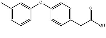 JR-8331, 2-(4-(3,5-Dimethylphenoxy)phenyl)acetic acid, 97% 结构式