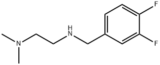 (3,4-二氟苯基)甲基][2-(二甲氨基)乙基]胺 结构式