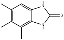2H-Benzimidazole-2-thione,1,3-dihydro-4,5,6-trimethyl-(9CI) Structure