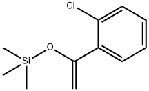 Benzene, 1-chloro-2-[1-[(trimethylsilyl)oxy]ethenyl]- 化学構造式