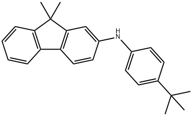 N-(4-(叔丁基)苯基)-9,9-二甲基-9H-芴-2-胺,944418-46-6,结构式