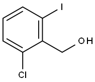 2-氯-6-碘苯甲醇, 945543-21-5, 结构式