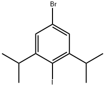 Benzene, 5-bromo-2-iodo-1,3-bis(1-methylethyl)- Struktur