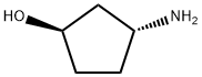 (1R,3R)-3-氨基环戊醇, 946826-74-0, 结构式