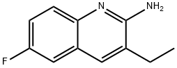2-Quinolinamine, 3-ethyl-6-fluoro- Structure