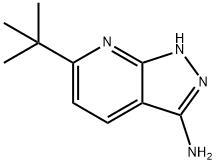 6-tert-butyl-1H-pyrazolo[3,4-b]pyridin-3-amine(SALTDATA: FREE) Struktur