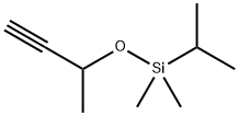 Silane, dimethyl(1-?methylethyl)?[(1-?methyl-?2-?propyn-?1-?yl)?oxy]?- Struktur