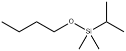 Butoxydimethyl(1-methylethyl)silane Structure