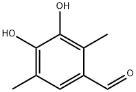 Benzaldehyde, 3,4-dihydroxy-2,5-dimethyl- Struktur