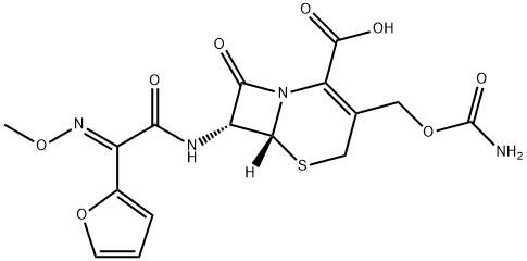 Desethyl Acetate (E)-CefuroxiMe Axetil Struktur
