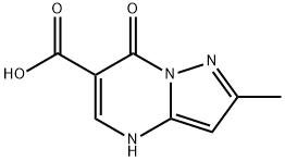 2-甲基-7-氧代-4,7-二氢吡唑并[1,5-A]嘧啶-6-羧酸,98555-13-6,结构式