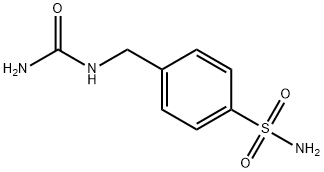 Benzenesulfonamide, 4-[[(aminocarbonyl)amino]methyl]- Struktur