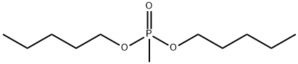Phosphonic acid, P-methyl-, dipentyl ester, 1000-36-8, 结构式