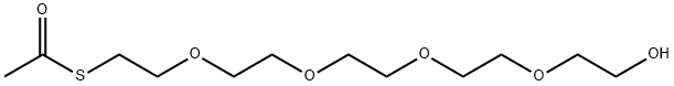 S-acetyl-PEG5-alcohol Struktur