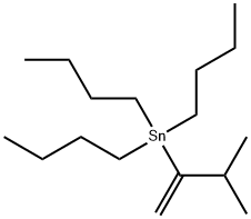 Stannane, tributyl(2-methyl-1-methylenepropyl)- 结构式