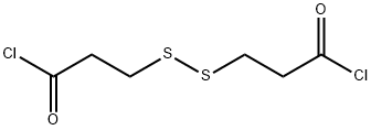 3,3'-disulfanediyldipropanoyl chloride Struktur