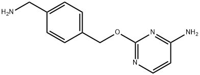 O6-(4-aminomethylbenzyl)cytosine Struktur