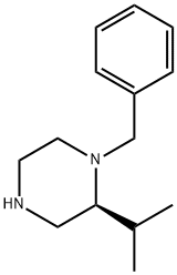 (S)-1-benzyl-2-isopropylpiperazine Structure