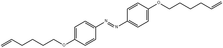 (1E)二氮烯-1,2-双[4-(5-己烯-1-氧基)苯基] 结构式