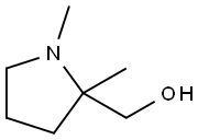 2-Pyrrolidinemethanol, 1,2-dimethyl- Struktur