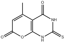 5-methyl-2-sulfanylidene-1H-pyrano[2,3-d]pyrimidine-4,7-dione Structure