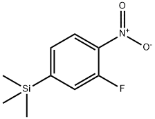 Benzene, 2-fluoro-1-nitro-4-(trimethylsilyl)-