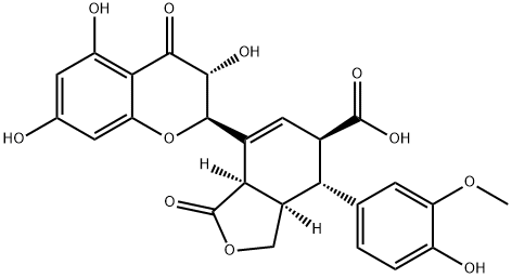 Silyamandin 化学構造式