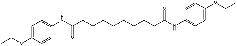 N,N'-BIS(4-ETHOXYPHENYL)-1,10-DECANEDIAMIDE Structure