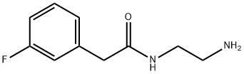 N-(2-氨基乙基)-2-(3-氟苯基)乙酰胺, 1016497-15-6, 结构式