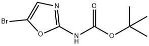 tert-butyl N-(5-bromo-1,3-oxazol-2-yl)carbamate Struktur