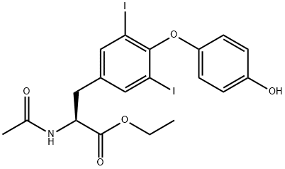 左甲状腺素钠杂质13, 101889-72-9, 结构式