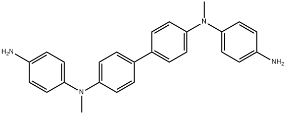 [1,1'-Biphenyl]-4,4'-diamine, N4,N4'-bis(4-aminophenyl)-N4,N4'-dimethyl- Structure