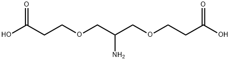 2-Amino-1,3-bis(carboxylethoxy)propane HCl salt, 1020112-73-5, 结构式