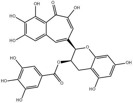 エピテアフラガリン3-O-ガラート 化学構造式