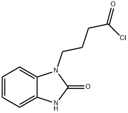 2,3-Dihydro-2-oxo-1H-benzimidazole-1-butanoyl Chloride,1021910-67-7,结构式