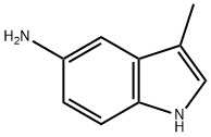 3-甲基-1H-吲哚-5-氨, 102308-52-1, 结构式