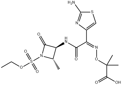 氨曲南杂质F, 102579-57-7, 结构式