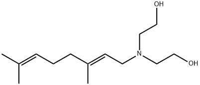 Ethanol, 2,2'-[(3,7-dimethyl-2,6-octadienyl)imino]bis-, (E)- (9CI) Structure