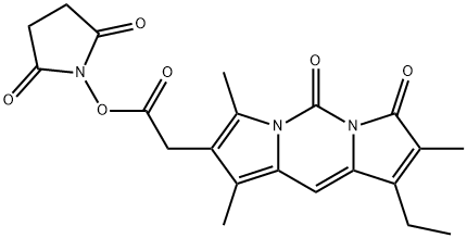 Diazaindacene N-hydroxysuccinimide ester 结构式