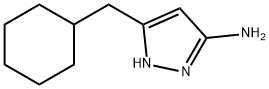 1H-Pyrazol-3-amine, 5-(cyclohexylmethyl)- Struktur