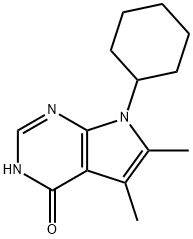 7-Cyclohexyl-5,6-dimethyl-7H-pyrrolo[2,3-d]pyrimidin-4-ol