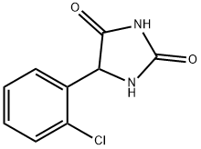 2,4-Imidazolidinedione, 5-(2-chlorophenyl)- Struktur
